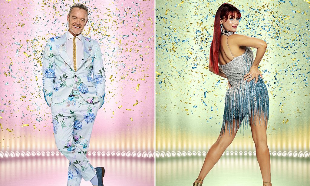 Split image of Stefan Dennis and Dianne Buswell