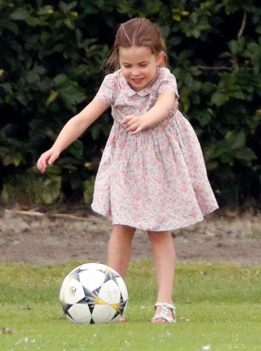 princess charlotte football playing