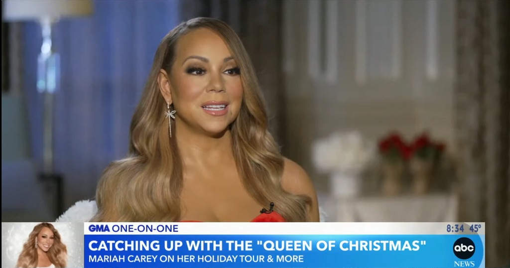 The Queen of Christmas spoke about her upcoming holiday tour on GMA