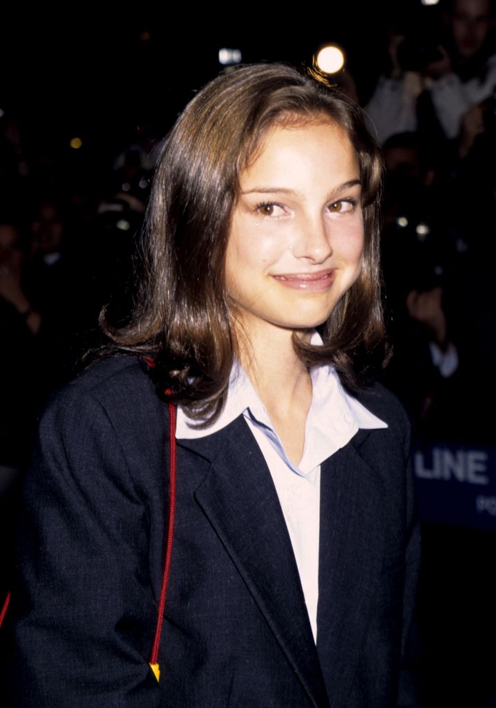 Natalie Portman at the premiere of Mighty Aphrodite in 1995