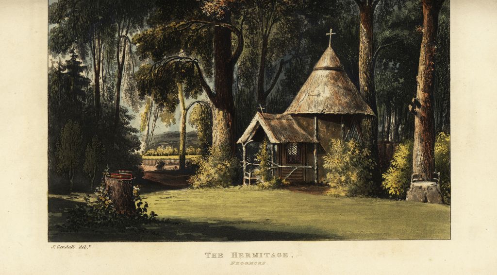 Handcoloured copperplate engraving after an illustration by John Gendall from Rudolph Ackermann's Repository of Arts, London, 1823