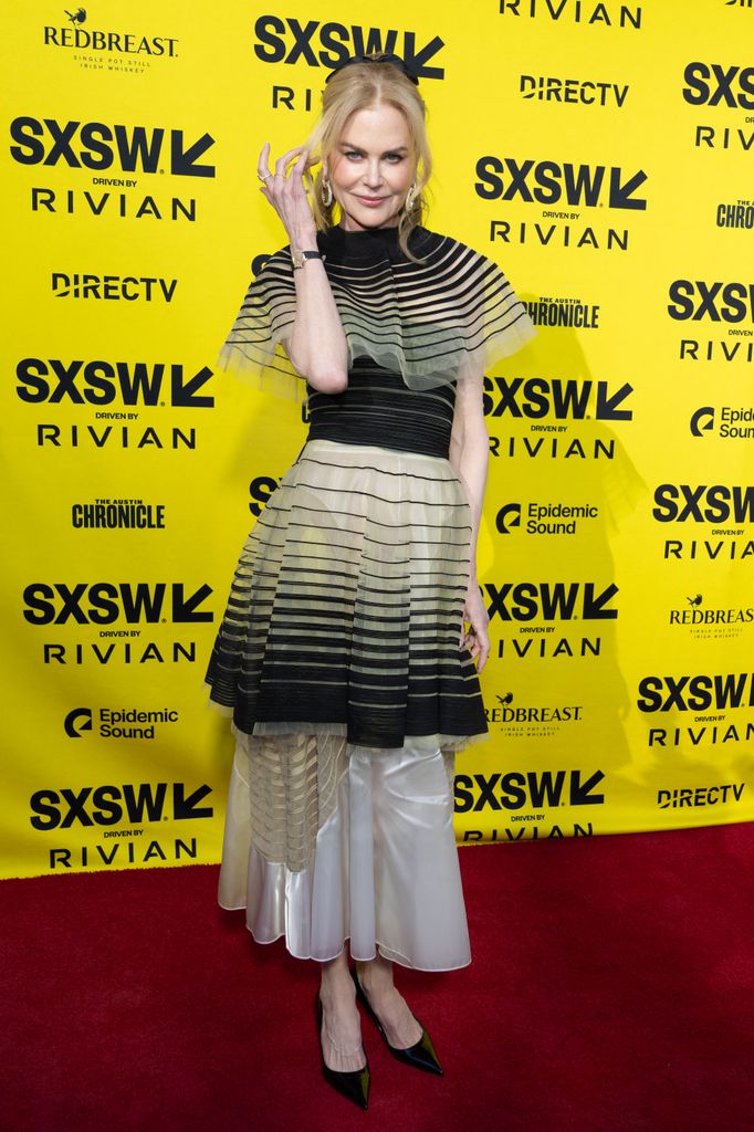 Nicole Kidman menghadiri "Belanda" pemutaran perdana selama konferensi SXSW 2025 dan festival di Austin Convention Center di Austin, Texas pada 9 Maret 2025