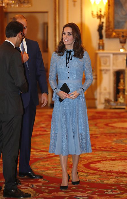 pregnant kate middleton in blue temperley london dress