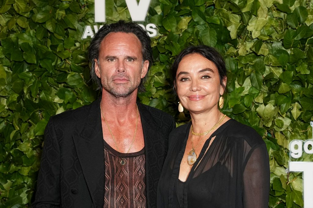 Walton Goggins and Nadia Conners at the inaugural Gotham TV Awards 