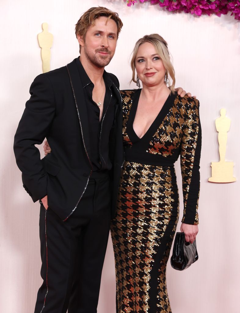 Ryan Gosling and Mandi Gosling attends the 96th Annual Academy Awards on March 10, 2024 in Hollywood, California. 