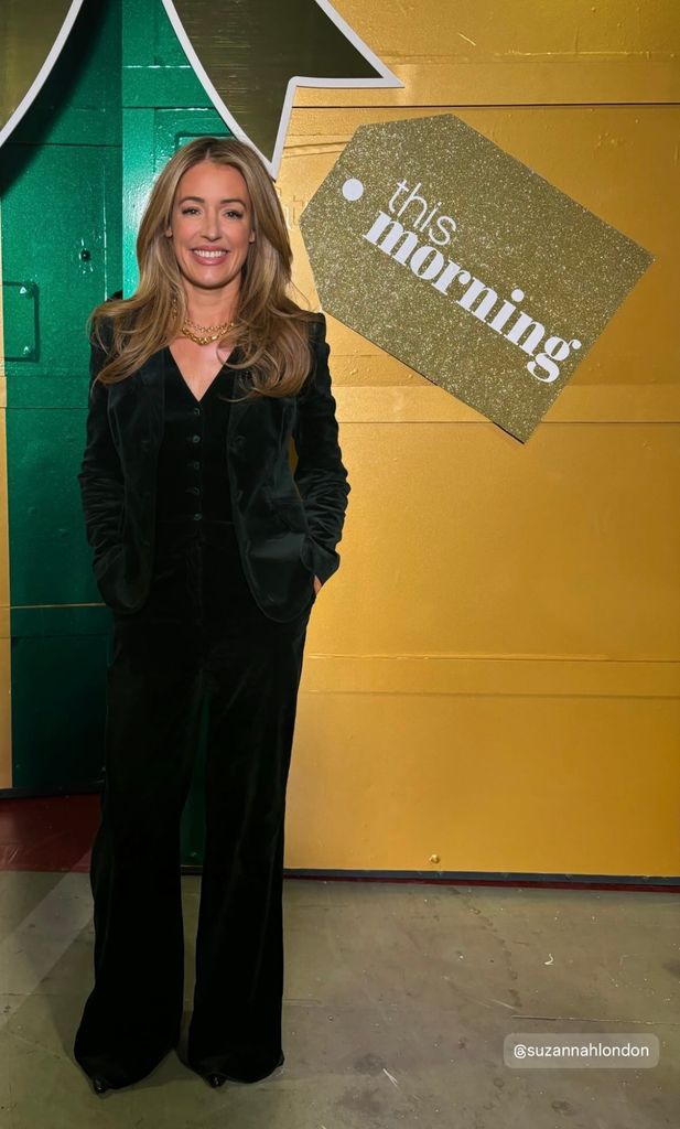 Cat Deeley's impressive velvet suit which totals up to £3,370