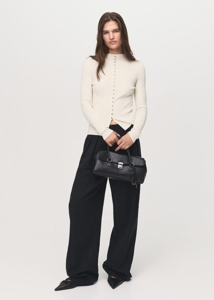 Fine rib knit cardigan
by mango