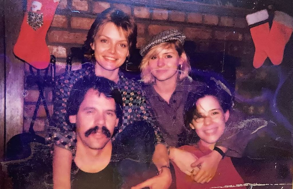 Michelle Pfeiffer with her siblings Rick, Lori and Deedee