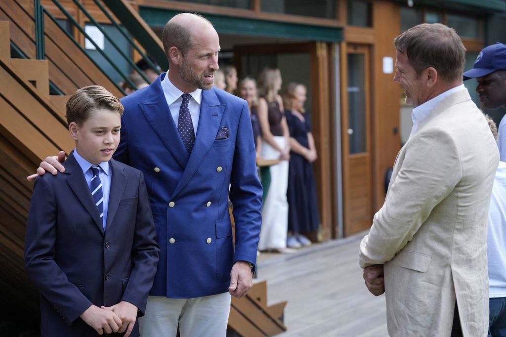 George and William at Wimbledon