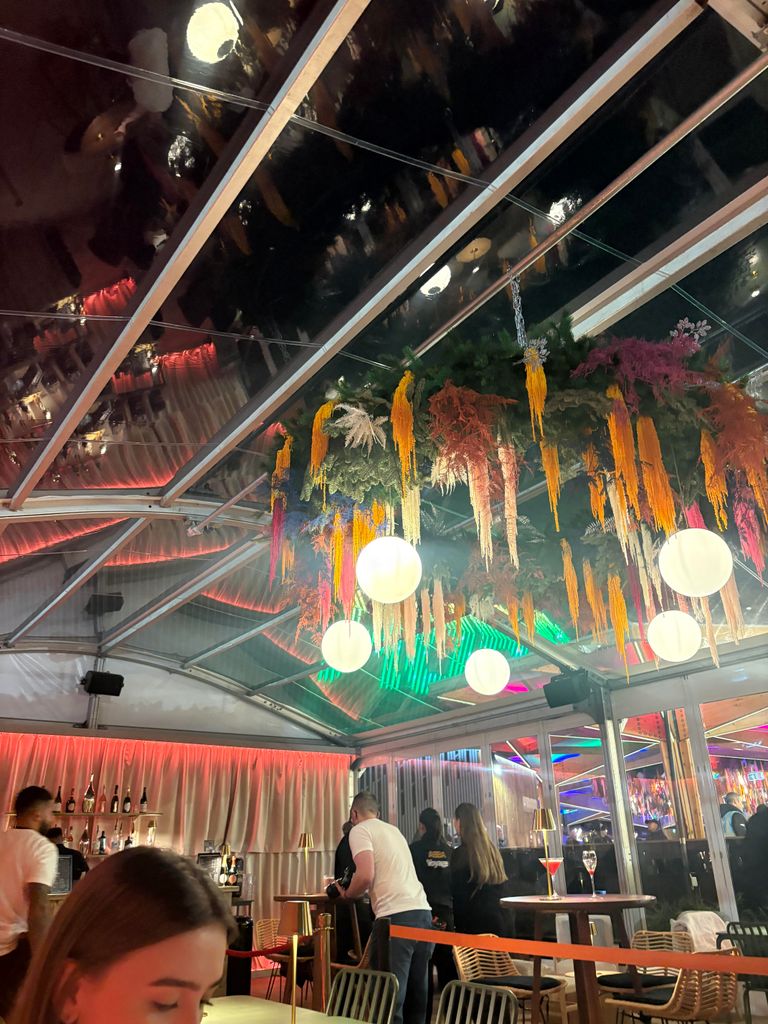 Abba Voyage's winter bar in 2025