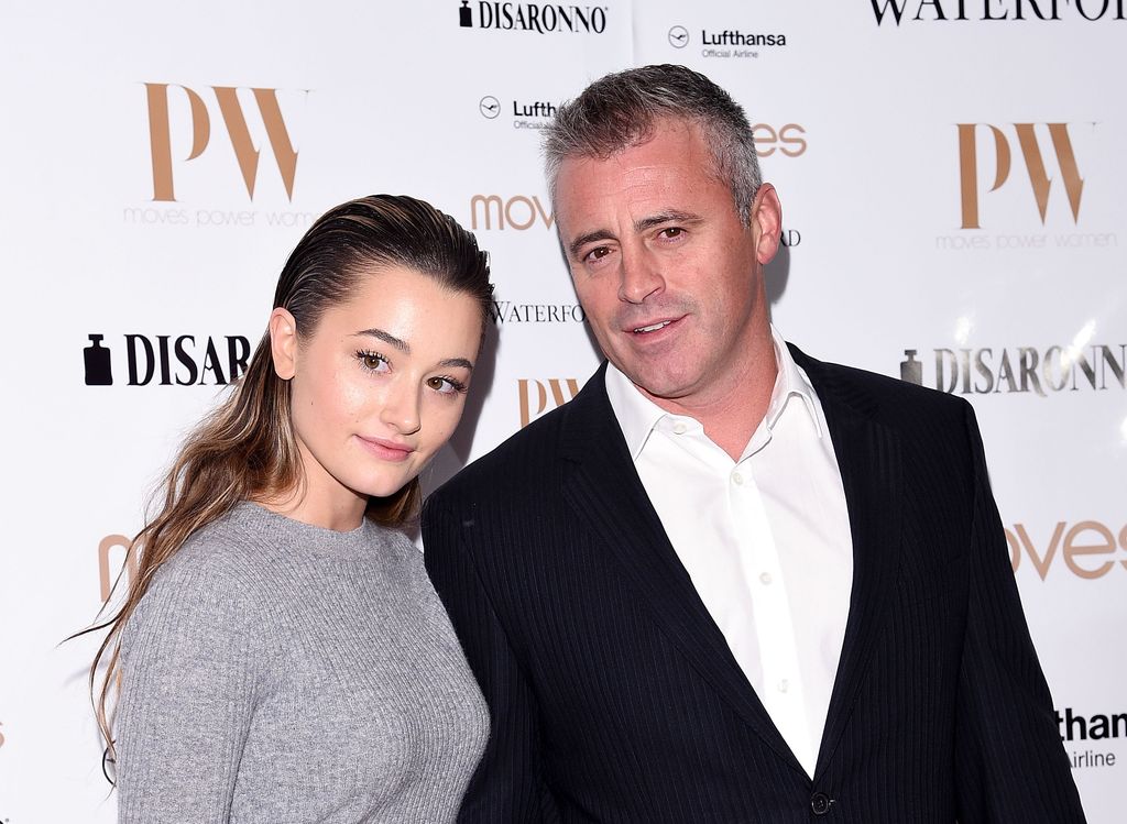 Matt LeBlanc (R) and guest attend the Moves 2014 Power Women Gala at India House Club on November 14, 2014 in New York City.