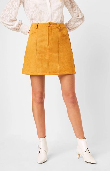 yellow skirt french connection