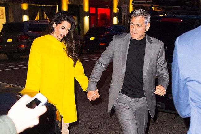george and amal out nyc
