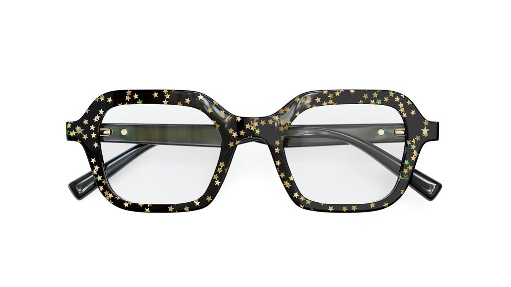 The Shooting Star frame from the Elton John Eyewear Collection at Specsavers 