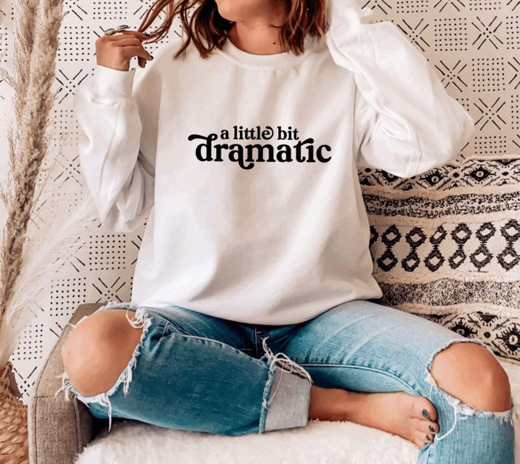 dramatic sweatshirt