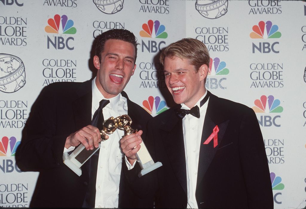 Ben Affleck & Matt Damon at 1998's 55th Golden Globes