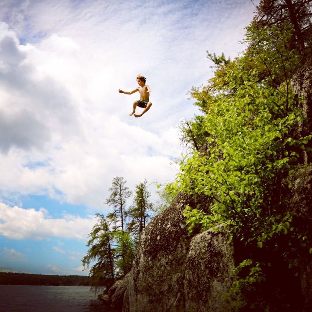 Henry took the plunge off a cliff