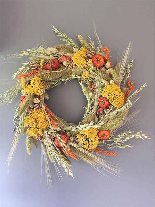 Etsy dried flower wreath