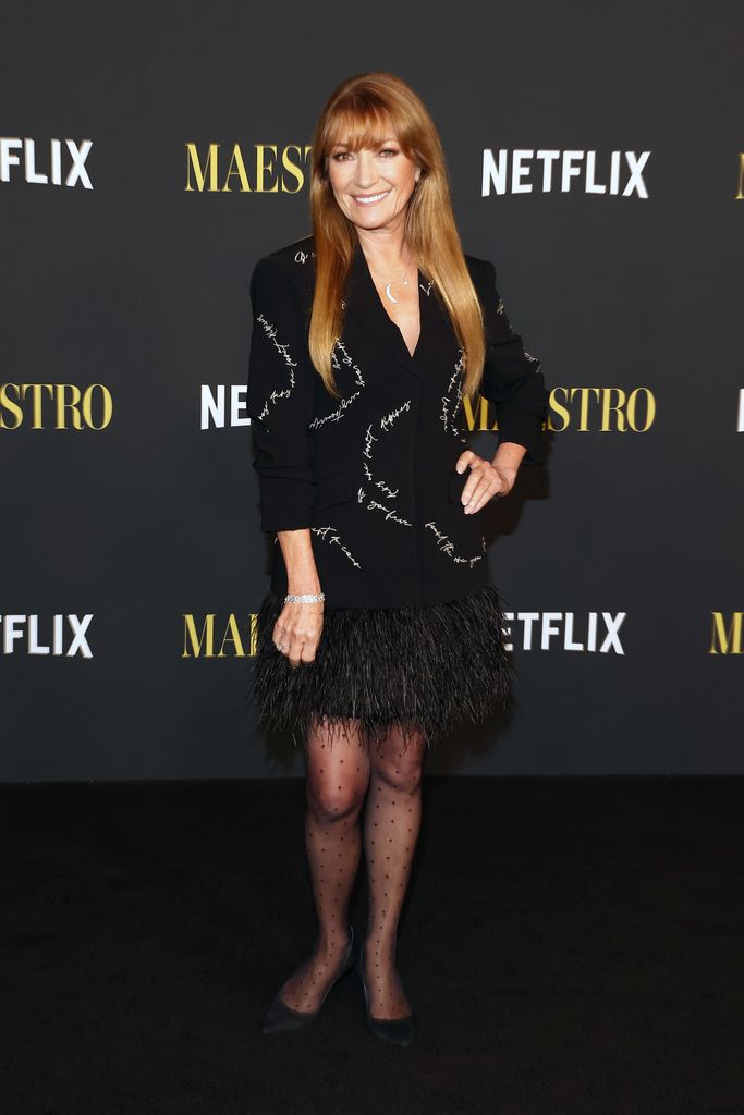 Jane Seymour attends Netflix's "Maestro" Los Angeles photo call at Academy Museum of Motion Pictures on December 12, 2023 in Los Angeles, California