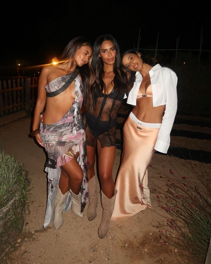 Rochelle Humes and her sisters looked incredible in Ibiza