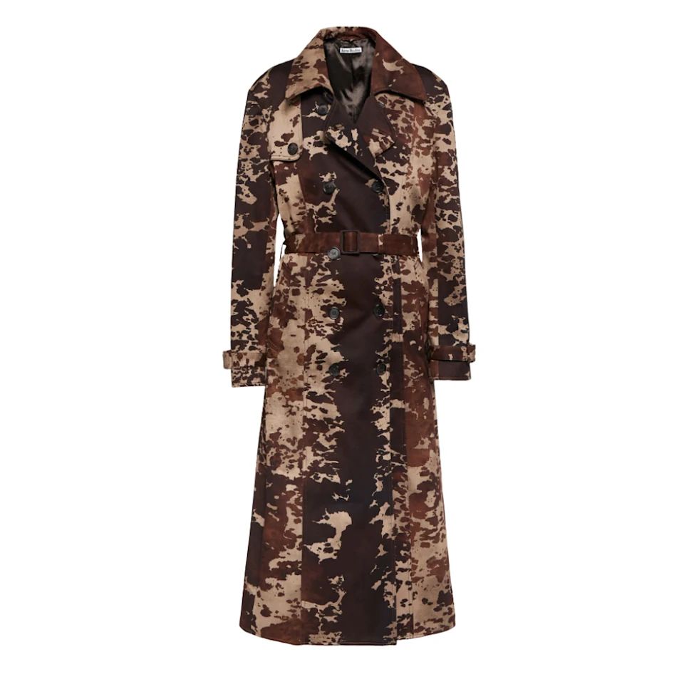 Acne Studios Cow Print Trench