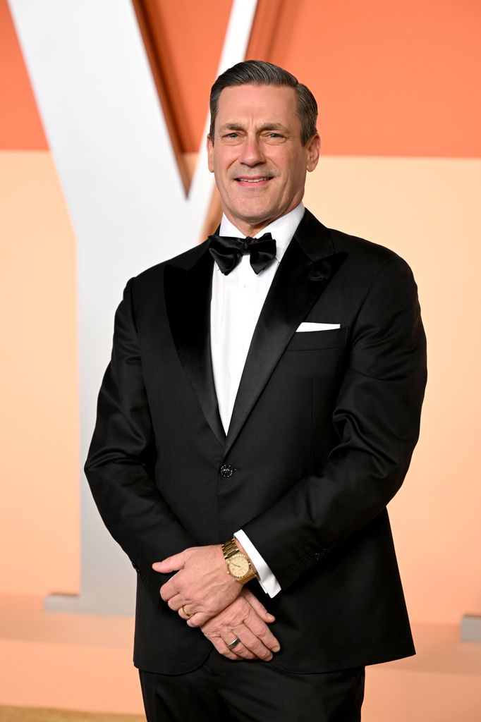 Jon Hamm attends the 2025 Vanity Fair Oscar Party Hosted By Radhika Jones at Wallis Annenberg Center for the Performing Arts on March 02, 2025 in Beverly Hills, California