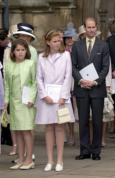 princess eugenie and princess beatrice at church in windsor