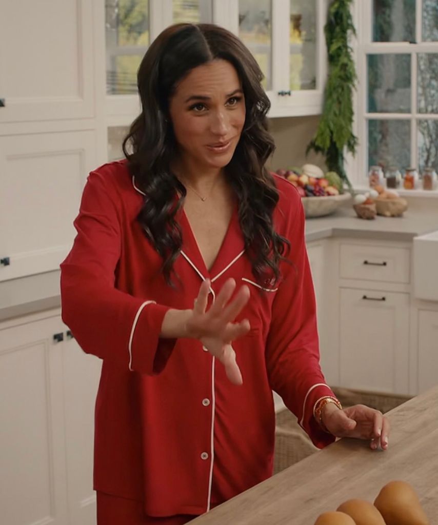 Meghan Markle is getting ready for the holidays in her festive PJs