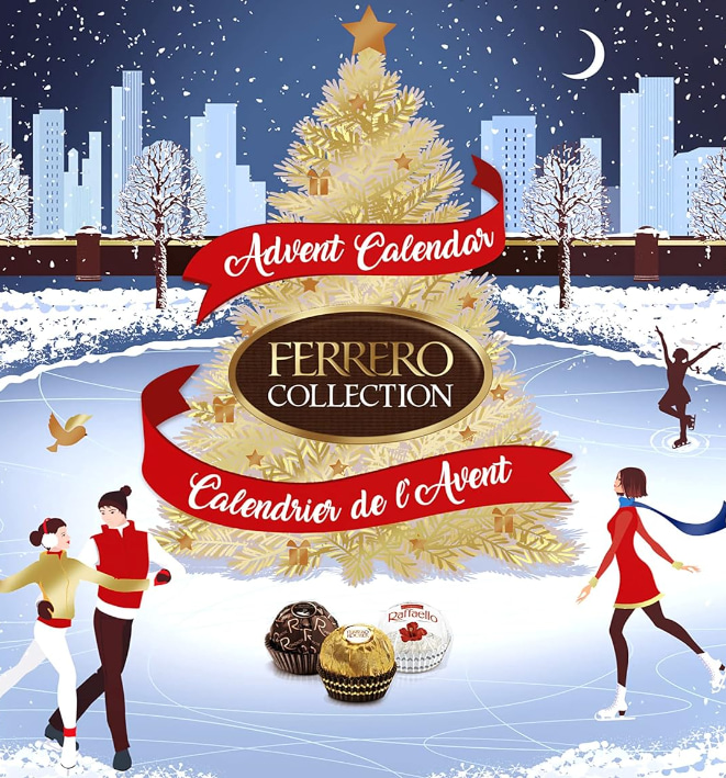 Calendrier de l'Avent chocolat Happy Foot KINDER : le calendrier