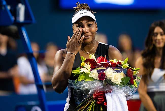 serena williams emotional canadian open