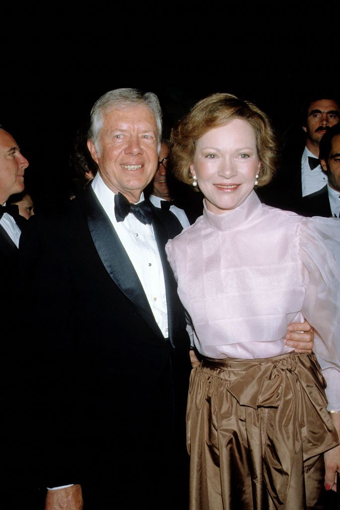 Jimmy Carter and Rosalynn Carter circa 1980 in New York