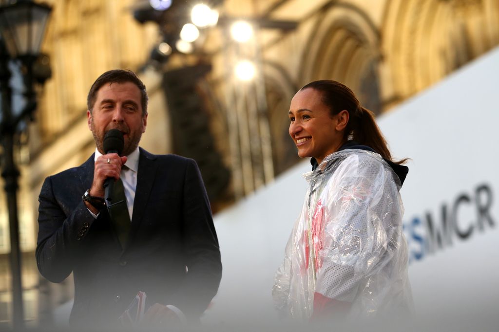 Mark Chapman interviewing Jessica Ennis-Hill