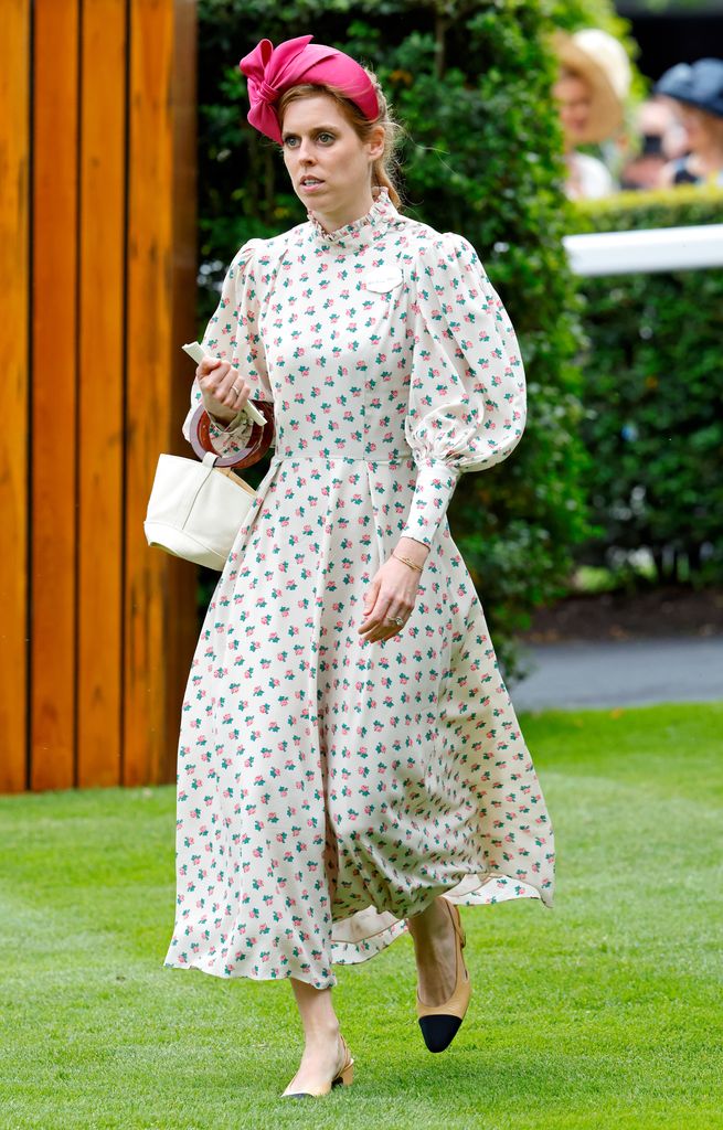 ASCOT, UNITED KINGDOM - JUNE 20: (EMBARGOED FOR PUBLICATION IN UK NEWSPAPERS UNTIL 24 HOURS AFTER CREATE DATE AND TIME) Princess Beatrice attends day one of Royal Ascot 2023 at Ascot Racecourse on June 20, 2023 in Ascot, England. (Photo by Max Mumby/Indig