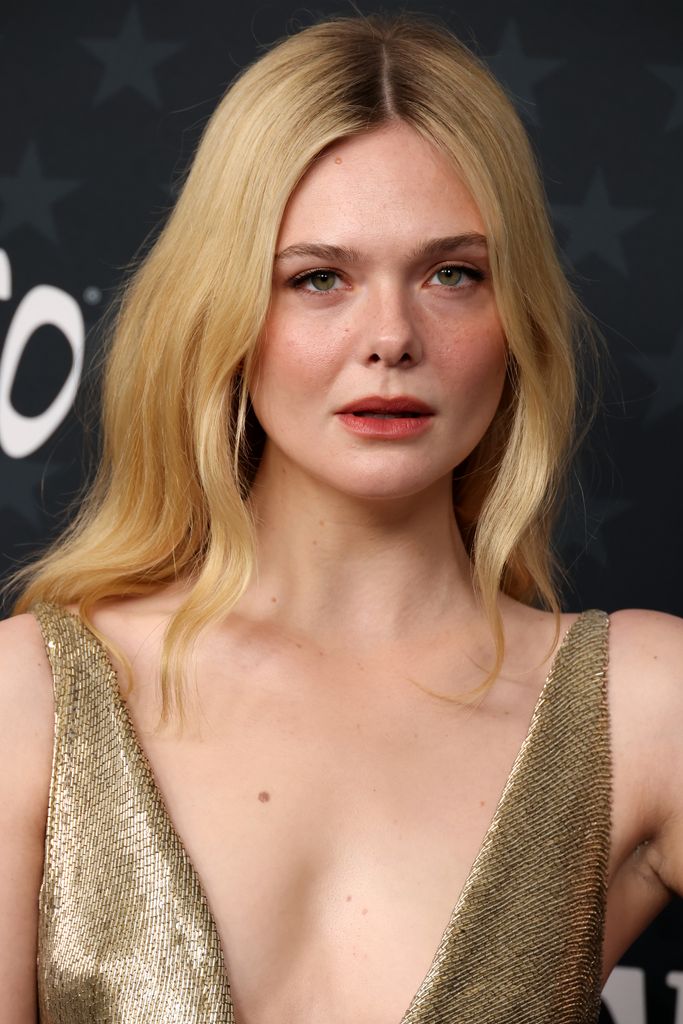 elle fanning beauty look