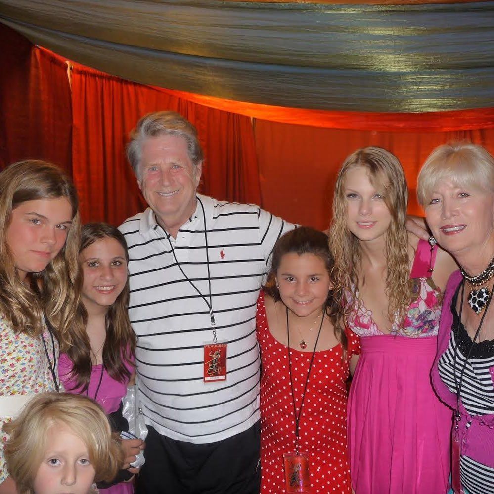 Brian, Melinda and their kids meet Taylor Swift