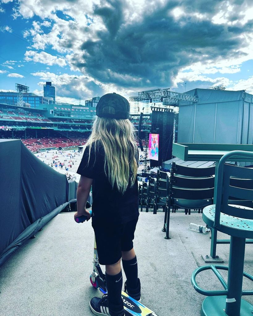 Pink shares rare photo of son Jameson with ultra long hair – and they ...