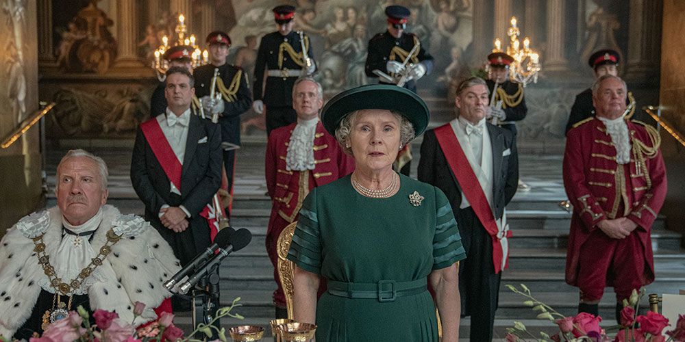 Imelda Staunton as The Queen in season five of The Crown 