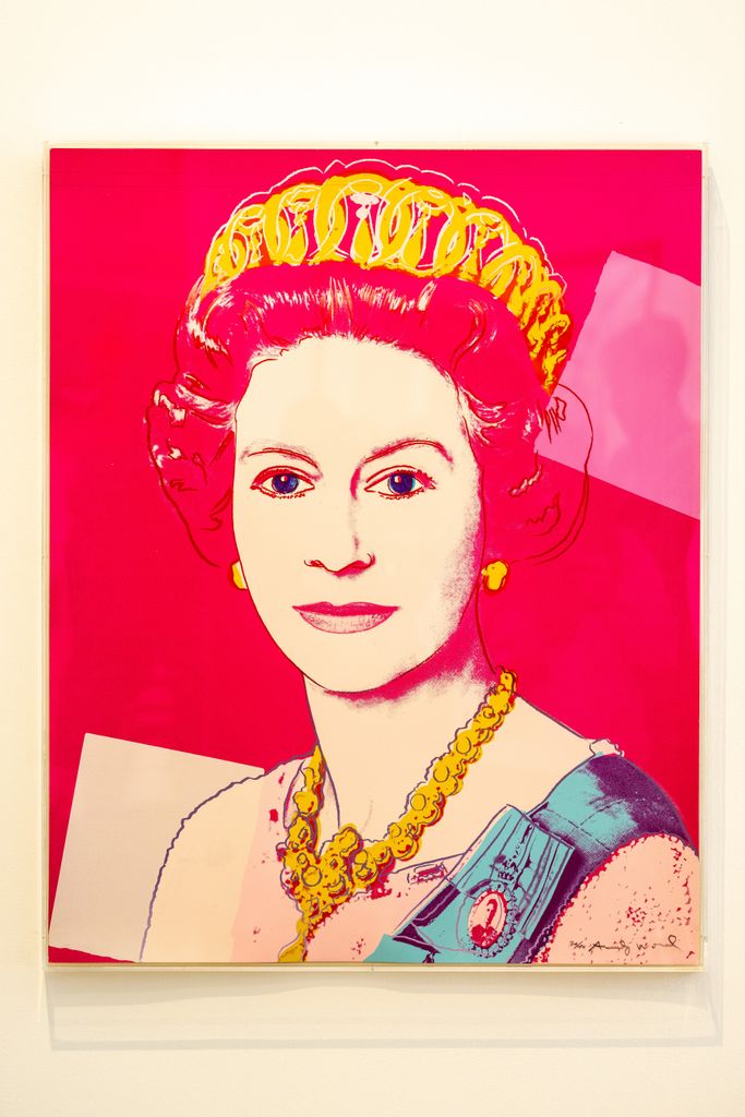 Andy Warhol's print of Queen Elizabeth II
