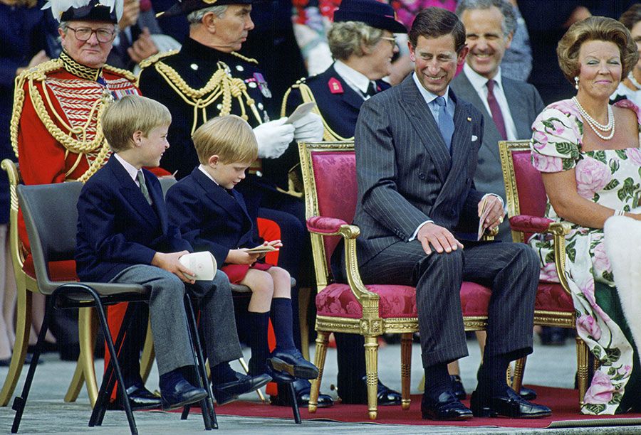 prince charles laughing william