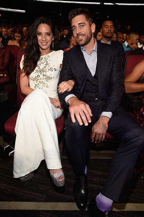Olivia and her ex partner Aaron Rodgers