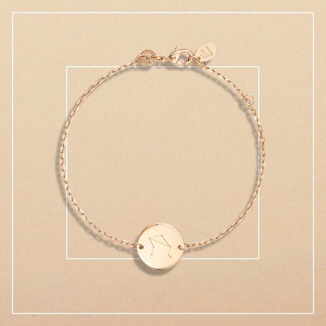 Merci Maman Personalised Constellation Pastille Chain Bracelet