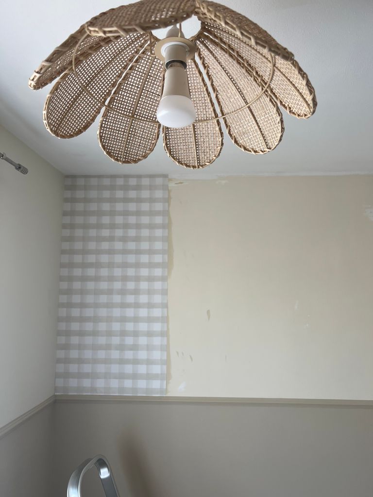 one strip of wallpaper 