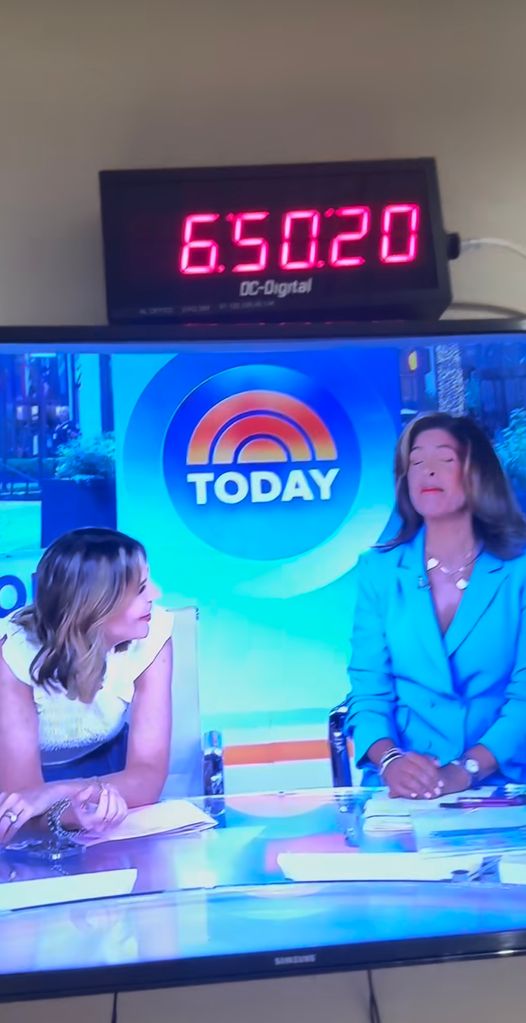 Hoda Kotb and Savannah Guthrie seen in a glimpse from Al Roker's Today Show office