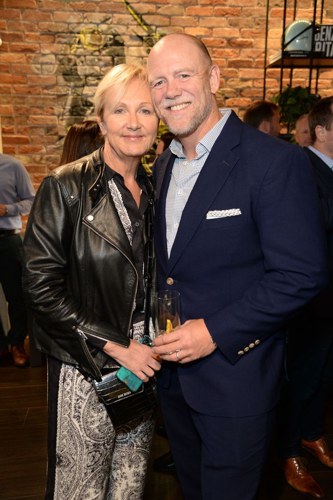 Sue Cleaver with Mike Tindall