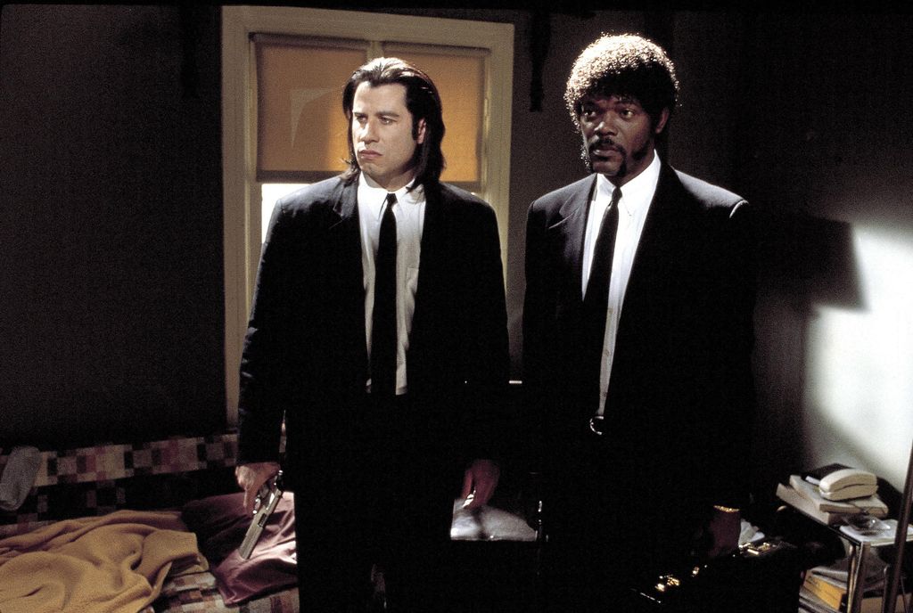 John Travolta and Samuel L. Jackson in Pulp Fiction