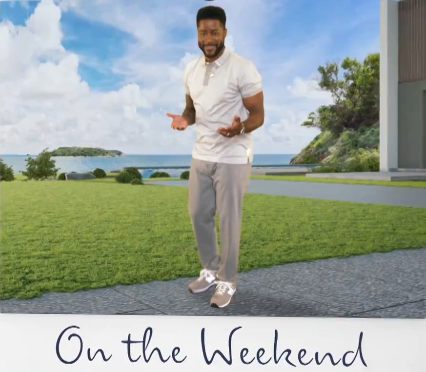 Nate Burleson was thrilled with his weekend look
