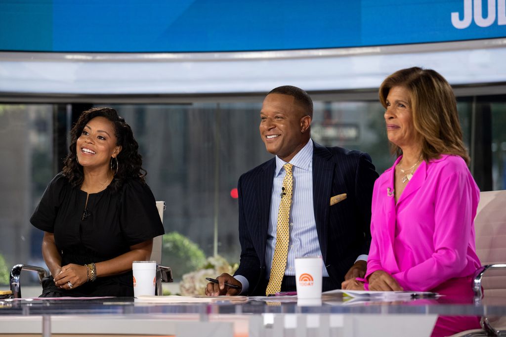 TODAY -- Pictured: Sheinelle Jones, Craig Melvin and Hoda Kotb on Wednesday, July 12, 2023