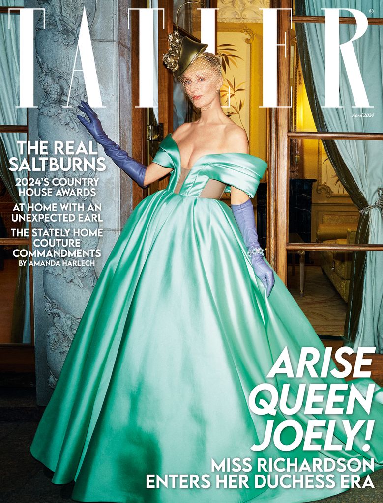 Joely Richardson graces the cover of Tatler