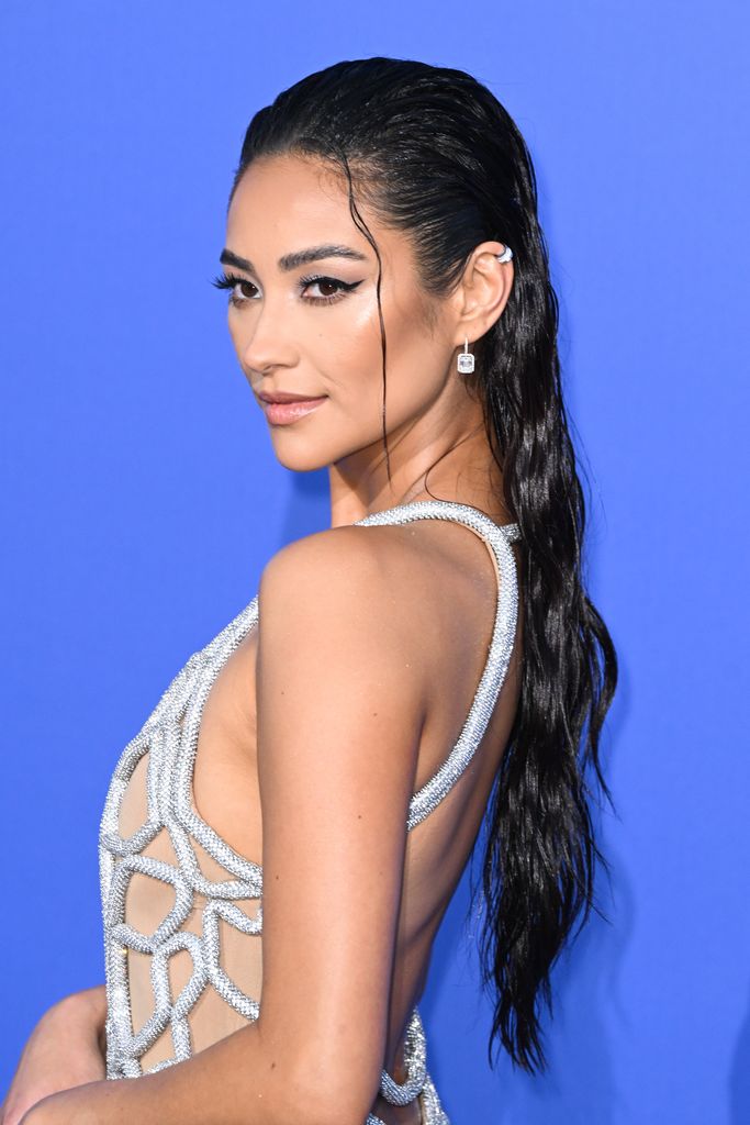Shay Mitchell attends the amfAR Cannes Gala - glow provided by @airbrushbyalexandra