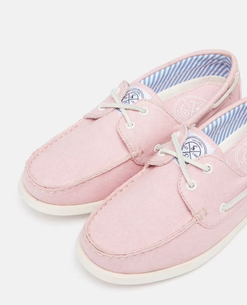 Joules Pink Boat Shoes